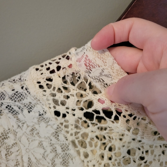 Nightcap Victorian Lace Long Sleeve Blouse Size 3 - Picture 5 of 12